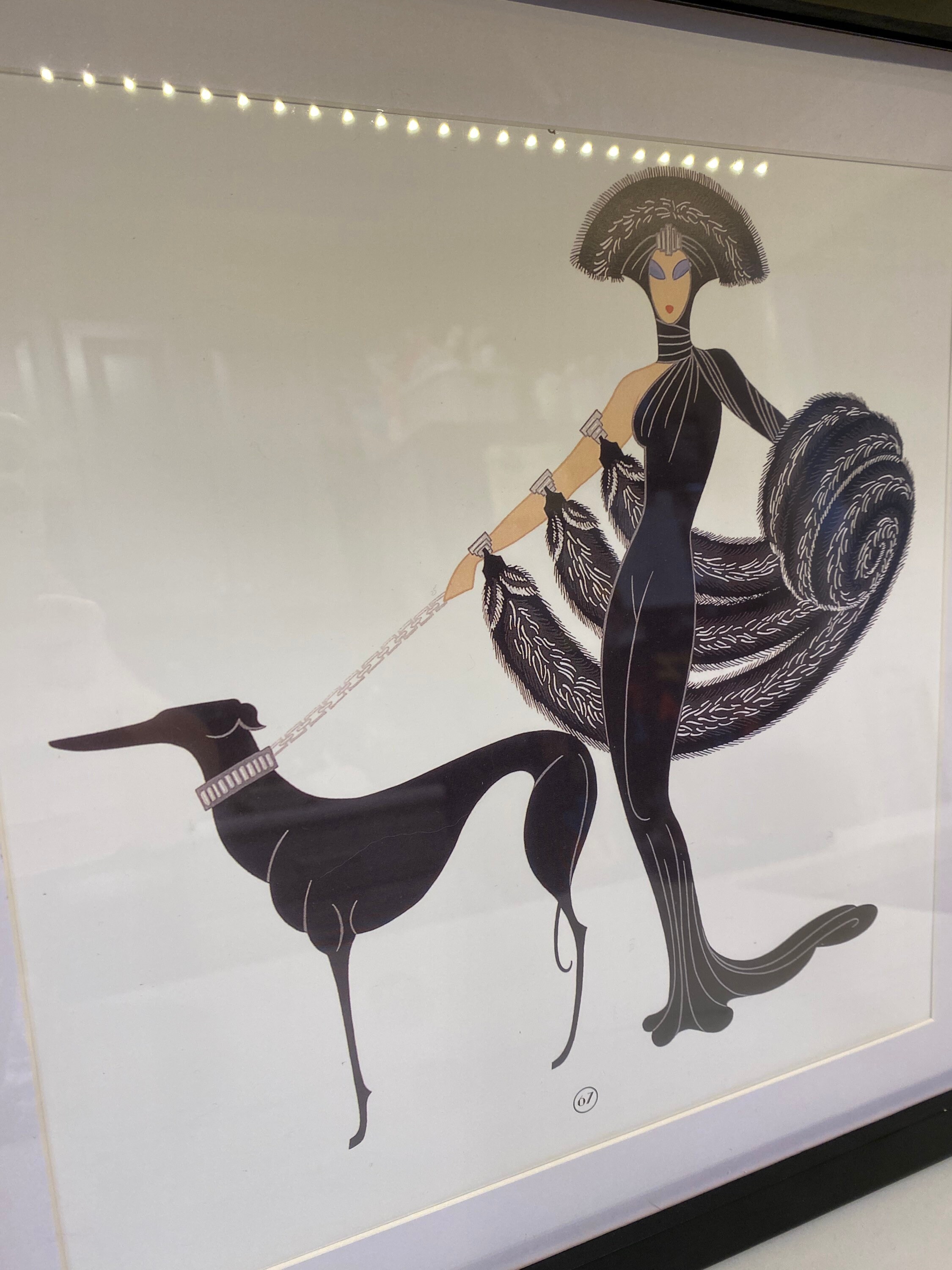 GORGEOUS - Erté - Original - Vintage - Art Print - 1920's Art Deco