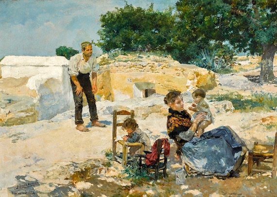 Joaquín Sorolla, Joaquin Sorolla Print, Spanish Art, The Young