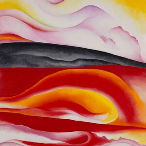Abstraction by Georgia O’Keeffe, Artwork, O&#39;Keeffe Art, O&#39;Keeffe Artwork, Floral Art, Flower Artwork, Okeeffe Print,