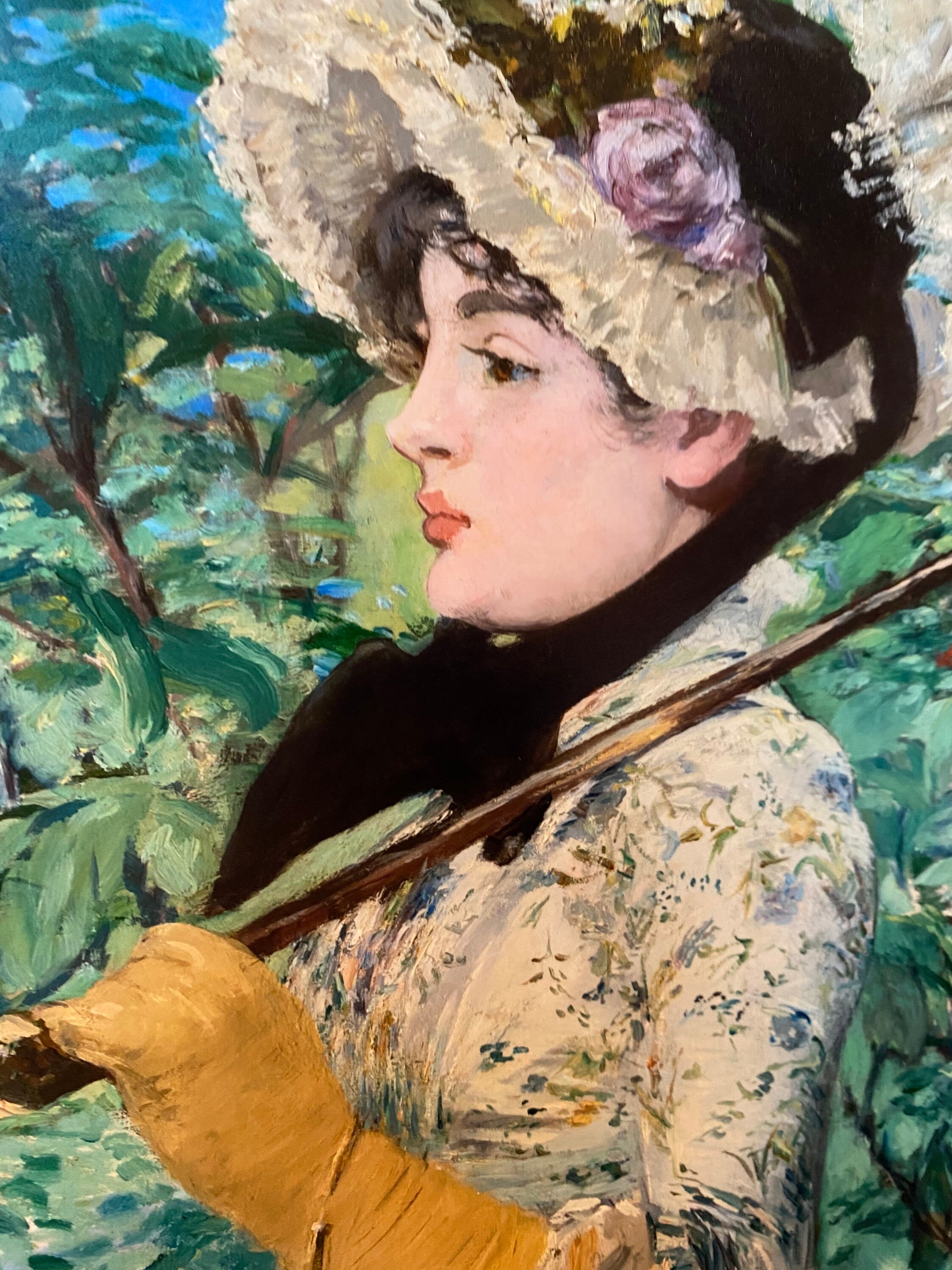 Édouard Manet, Jeanne Demarsy, Woman With a Parasol, Manet Art