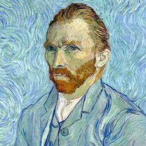 Vincent Van Gogh, Van Gogh Self Portrait, Academia, Van Gogh Art, Self Portrait, Van Gogh Print, Print of a Painting, Post-Impressionism,