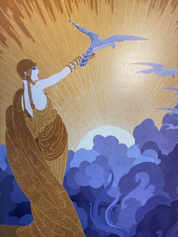 GORGEOUS - Erté - Original - Vintage - Art Print - 1920's Art Deco