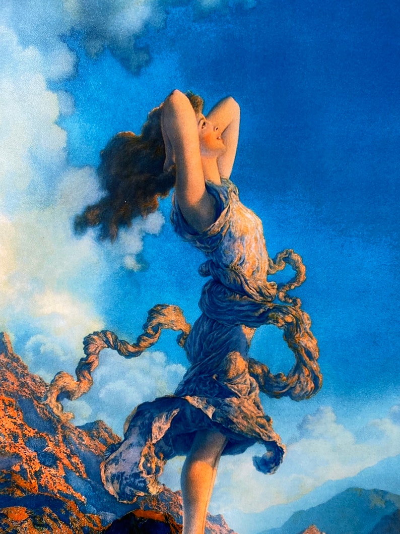 Maxfield Parrish, Maxfield Parrish Print, Neoclassical Art, Maxfield Parrish Art, Maxfield Parrish Décor, American Art, Illustrator, image 4