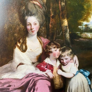 Victorian Mother and Her Children, Art Print, Artwork, Print of a Painting, Vintage Art, gift for mom, Mother’s Day, mom, child, Victorian,