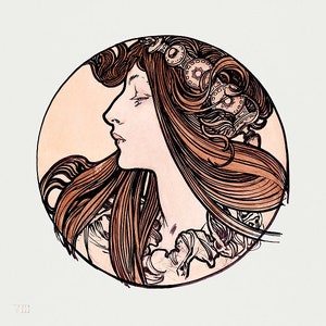 Alphonse Mucha, Art Nouveau, Alphonse Mucha Poster,
