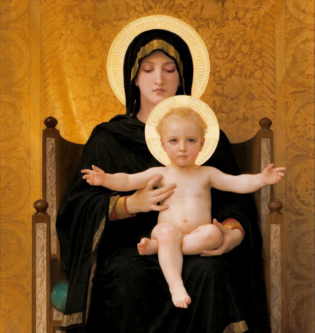 William-Adolphe Bouguereau, Virgin and Child, Madonna and Child