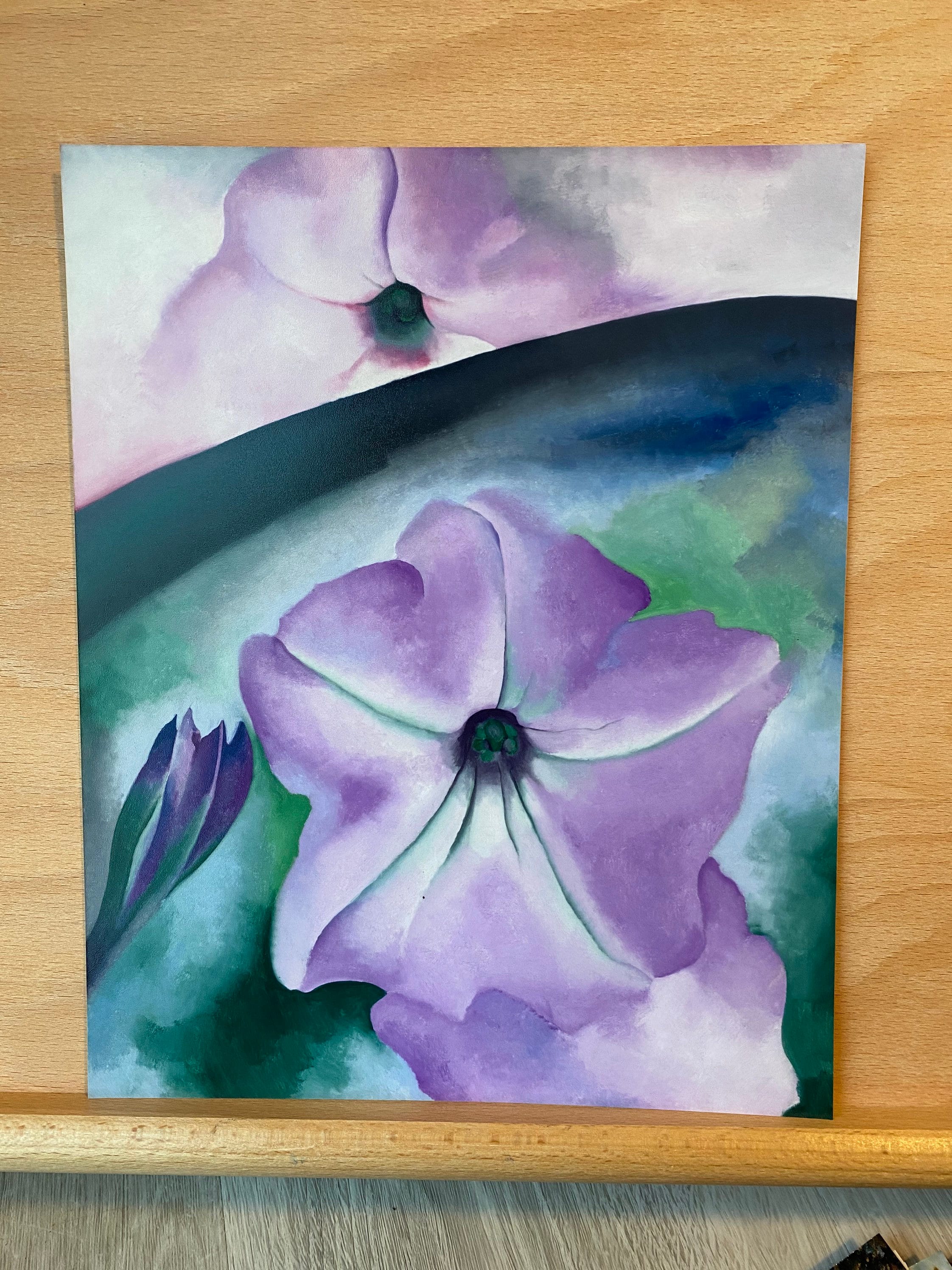 Black and Purple Petunias/オキーフ/ポスター RFBLK-O384pf_grande.jpg?v=