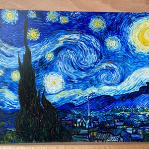 Starry Night, Vincent Van Gogh, Van Gogh, Impressionism, Impressionist Art, Van Gogh Painting, Van Gogh Gift, Art Print, Artwork,