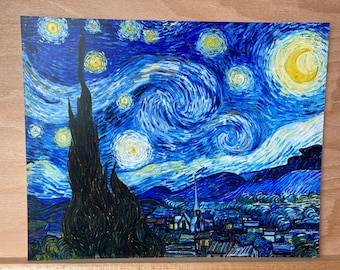Starry Night, Vincent Van Gogh, Van Gogh, Impressionism, Impressionist Art, Van Gogh Painting, Van Gogh Gift, Art Print, Artwork,