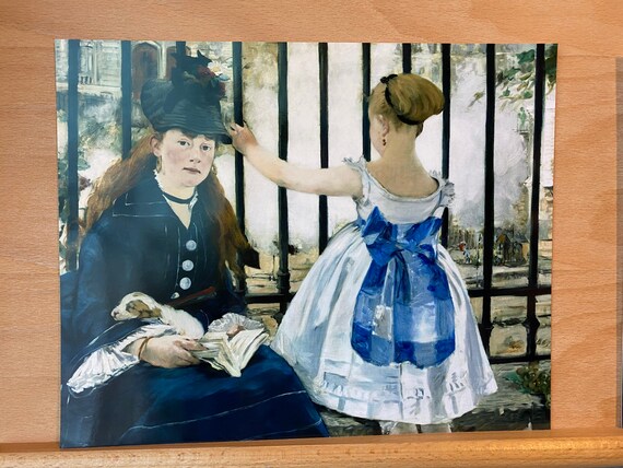 Edouard Manet, Manet Art Print, Manet Artwork, the Railway, Gare