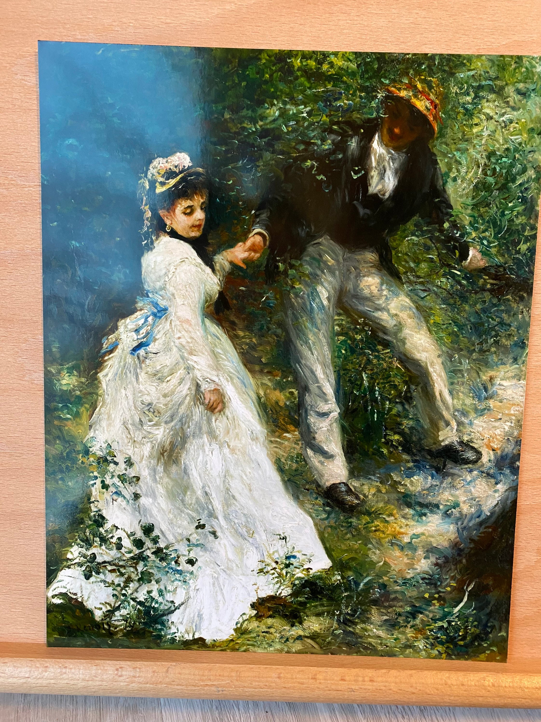 Renoir, Pierre Auguste Renoir, La Promenade, Renoir Artwork
