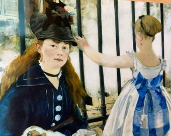 Edouard Manet, Manet Art Print, Manet Artwork, the Railway, Gare