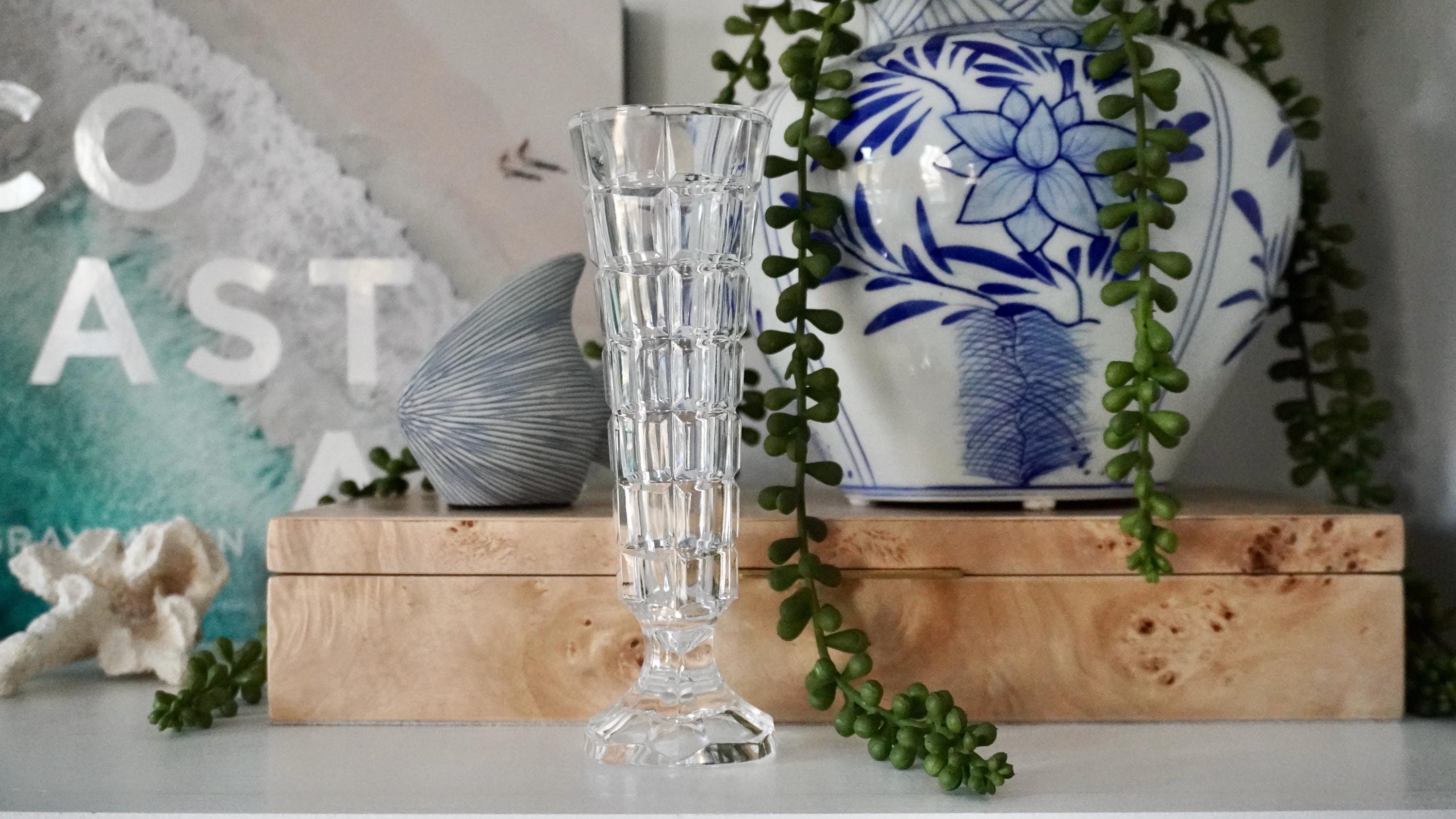 Crystal D Arques France Vase - Etsy