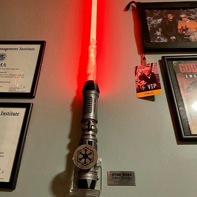 Universal wall mount light saber stand. Fits 99 lightsabers Etsy