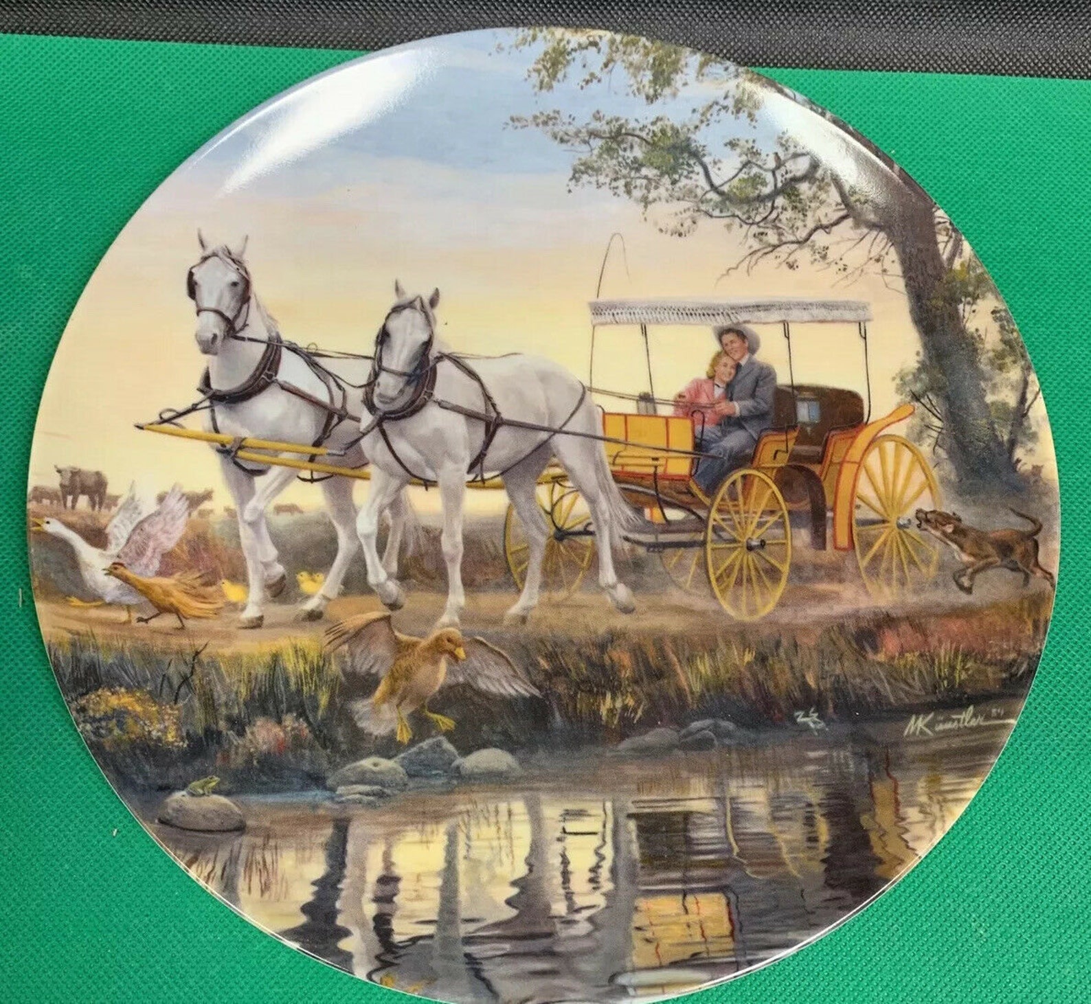 VTG Knowles Oklahoma 8.5 plates Issues 14 1995 Orig. Boxes Etsy