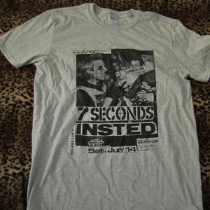 7 Seconds,Insted,Old School Flyer T-Shirt