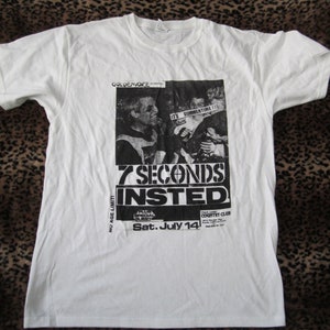 7 Seconds,Insted,Old School Flyer T-Shirt