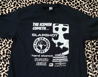 Slapshot Nein For An Antwort Vintage Flyer Tee