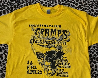 The Cramps / Christian Death Vintage Flyer Tee