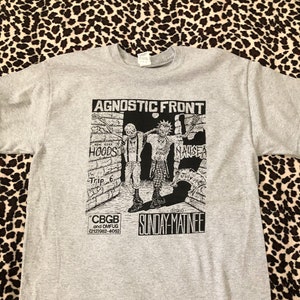 Agnostic Front Vintage CBGB Flyer Tee