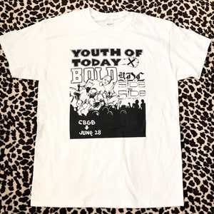 Youth Of Today,Bold Vintage Flyer T-Shirt