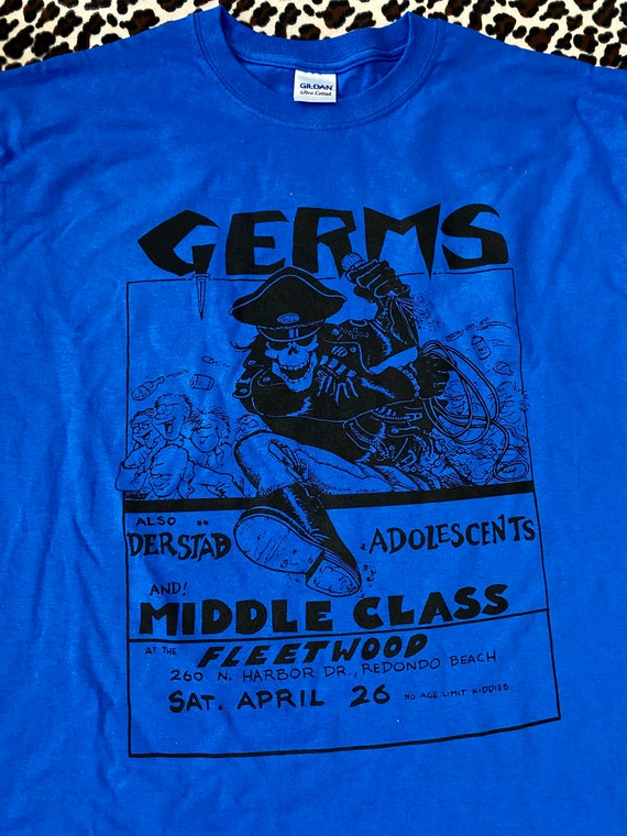 Germs Vintage Flyer Tee Shirt - Etsy
