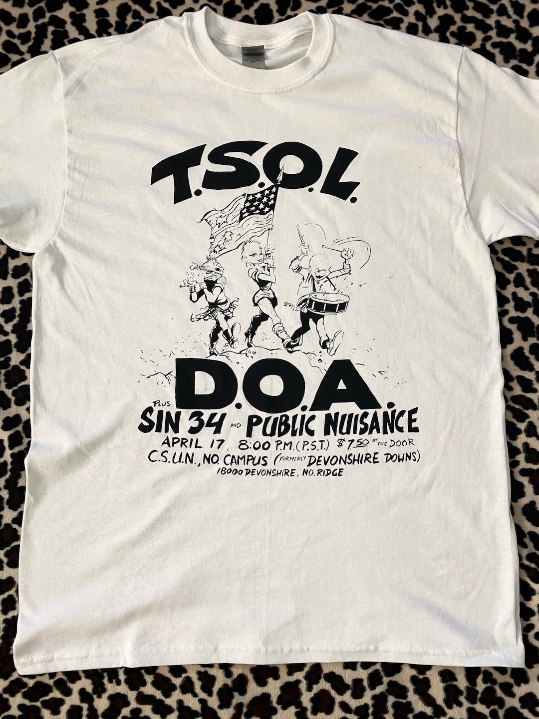 TSOL / D.O.A. Vintage Flyer T-shirt - Etsy TSOL / D.O.A. Vintage Flyer T-shirt - Etsy