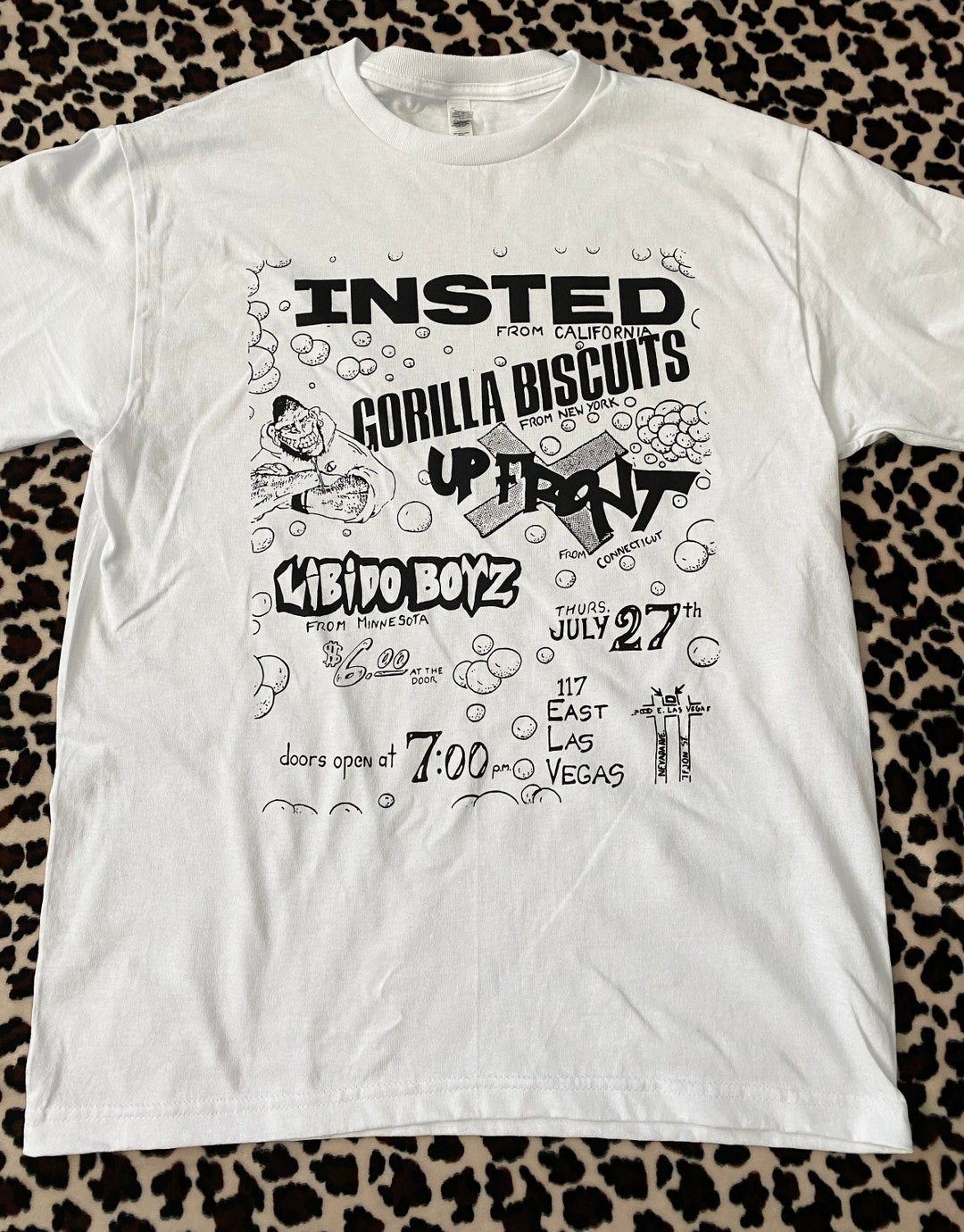 Insted Gorilla Biscuits Vintage Flyer T-shirt - Etsy