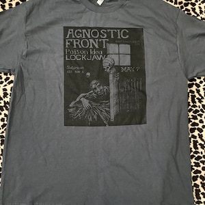 Agnostic Front/Poison Idea  Vintage  Flyer Tee