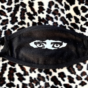 Siouxsie and the Banshees Eyes Logo 3 Ply Cotton Face Mask