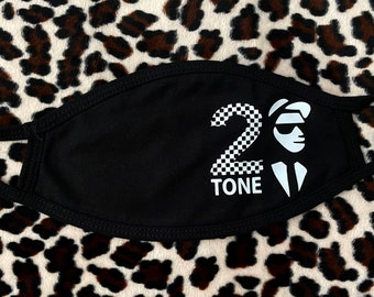 2 Tone logo 3 Ply Cotton Face Mask