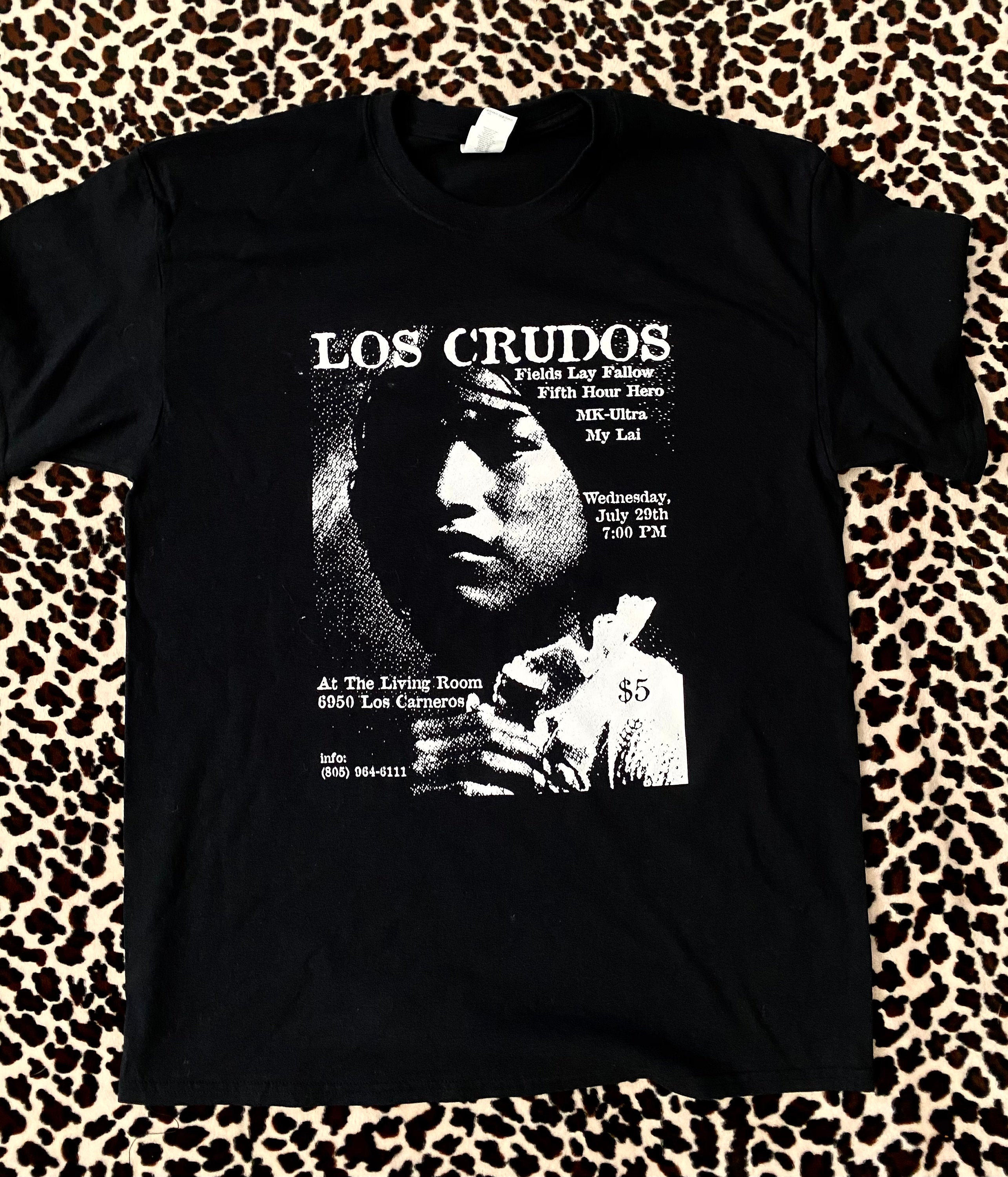 Los Crudos Flyer T-shirt - Etsy
