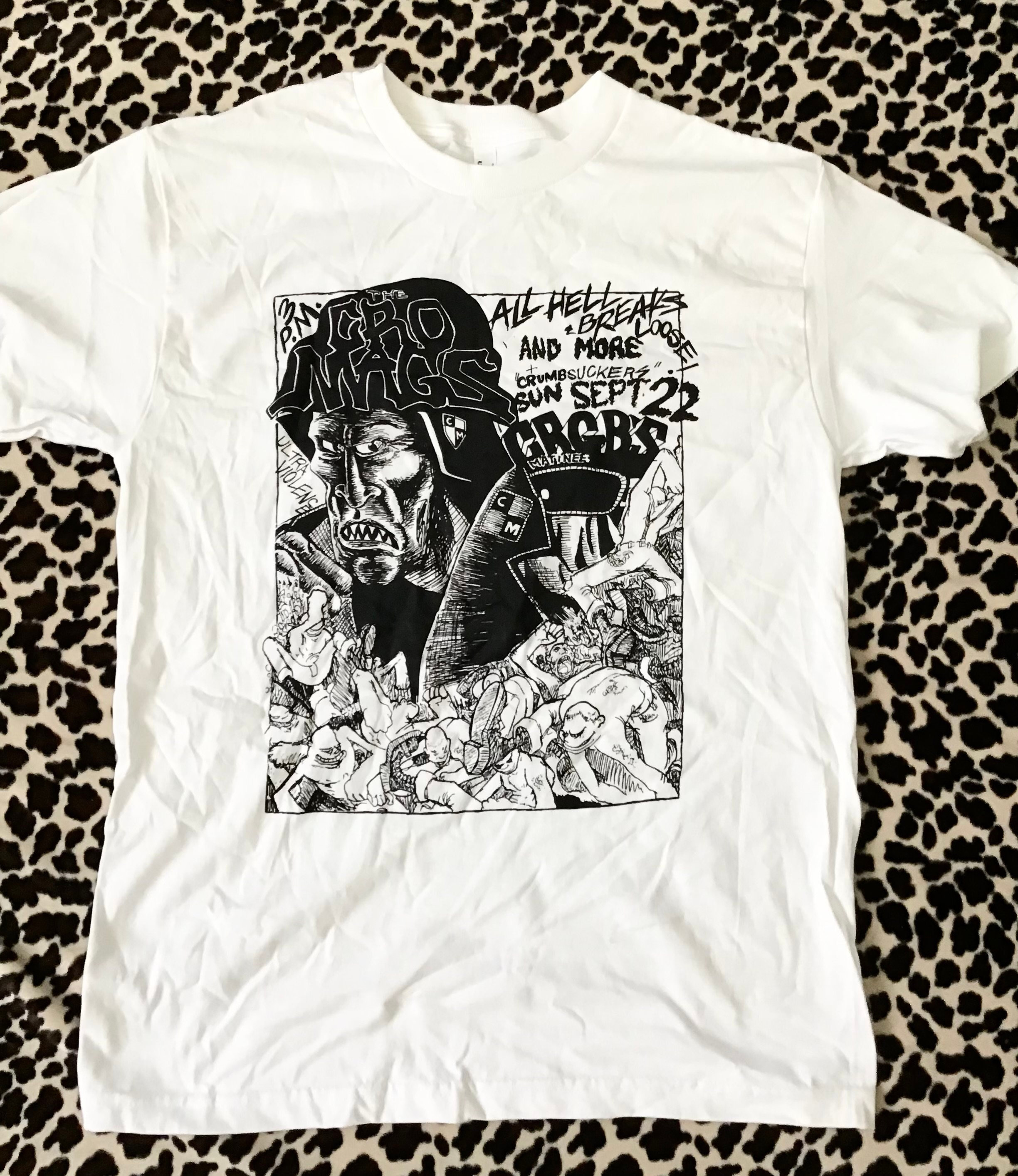 レア★ヴィンテージ CRO MAGS Tシャツ L ハードコア 古着 クロマグス Vintage Cro Mags 10th Anniversary Band Punk Hardcore Tee l