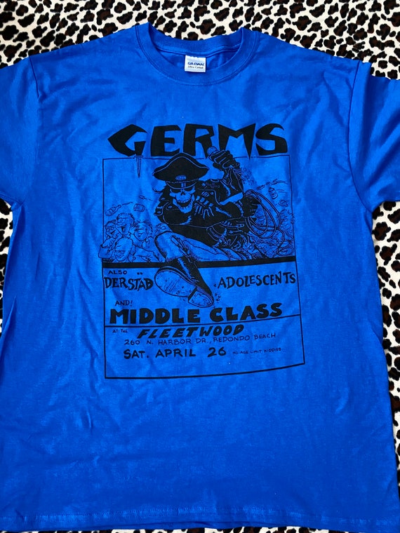 Germs Vintage Flyer Tee Shirt - Etsy