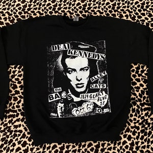 Dead Kennedys Vintage  Show Flyer Crewneck Sweatshirt