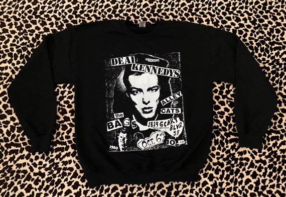 Dead Kennedys Vintage Show Flyer Crewneck Sweatshirt Etsy UK