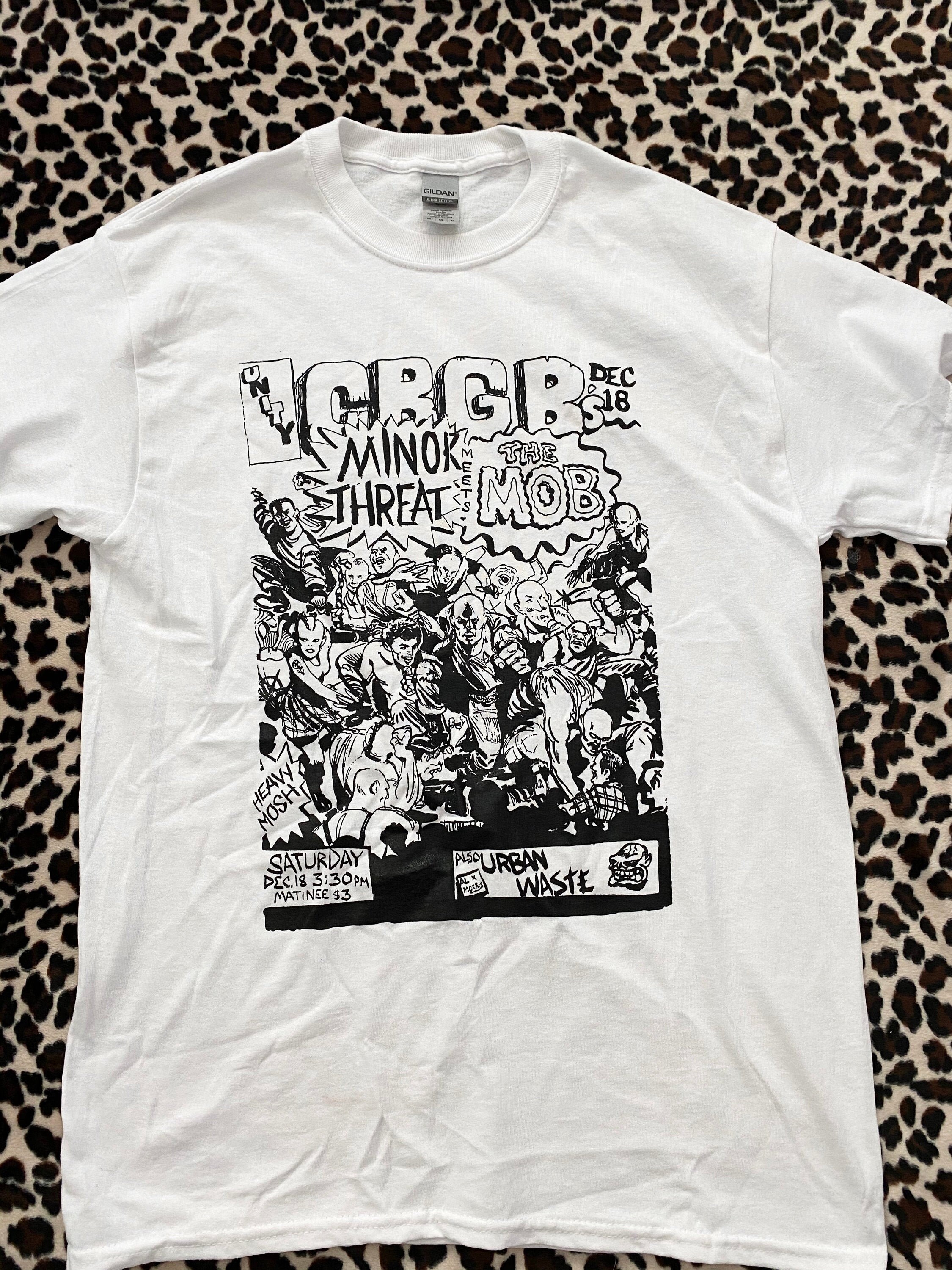 Minor Threat CBGB Vintage Flyer T-shirt 