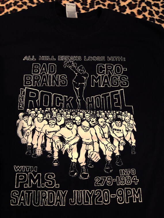 Bad Brains/cromags Vintage Flyer Tee -  Canada