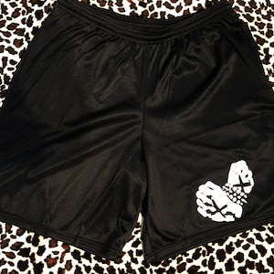 Mesh Basketball / Trainingsshorts mit geraden Kanten