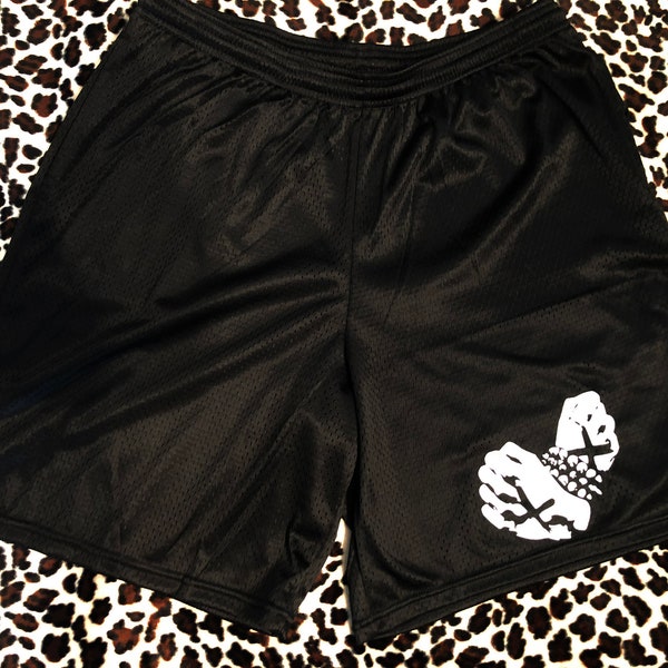 Straight Edge Mesh Basketball /Workout Shorts