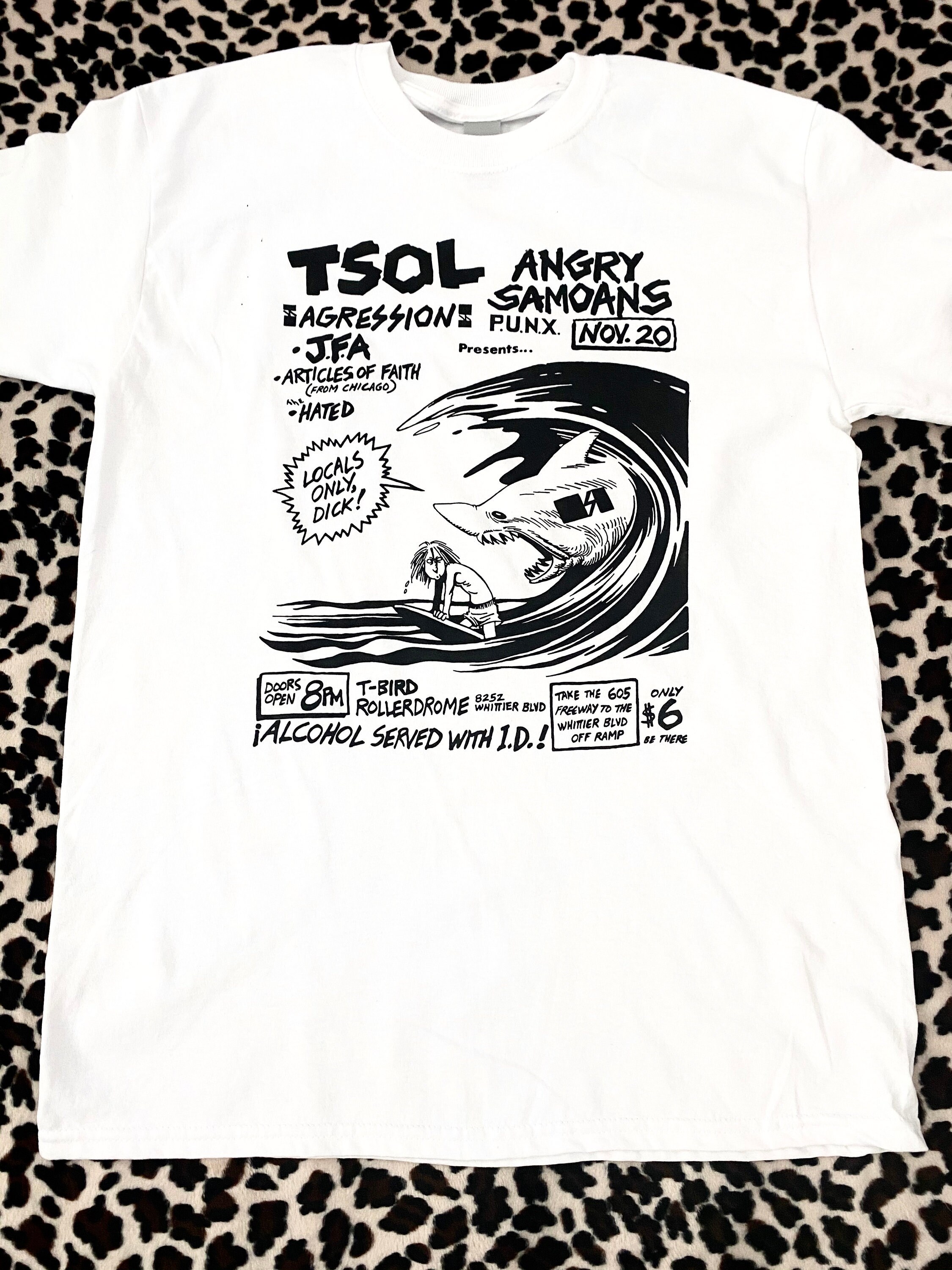 TSOL Vintage 1980's Punk Rock Flyer T-shirt - Etsy
