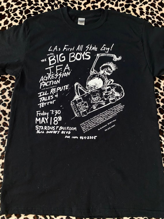 Big Boys, JFA, the Faction Vintage Flyer T-shirt - Etsy