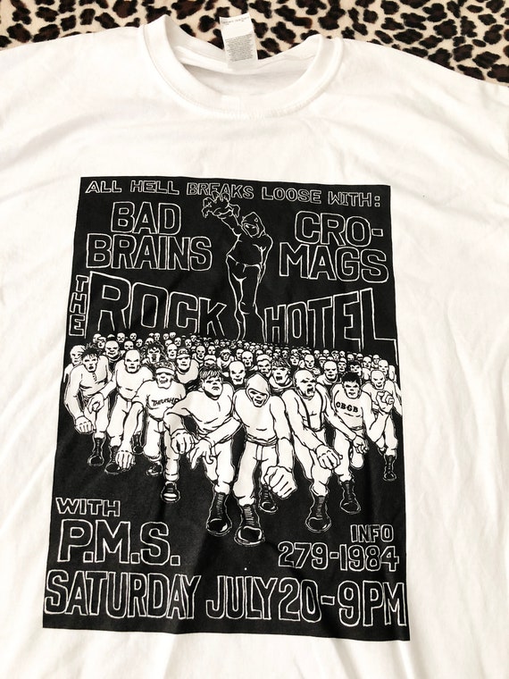 Bad Brains/cromags Vintage Flyer Tee -  Canada