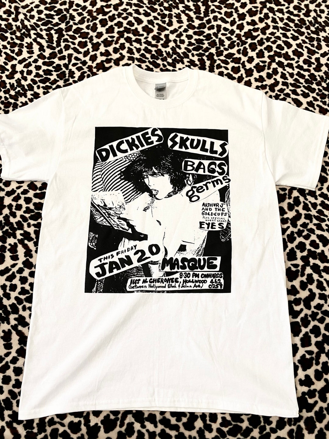 Dickies ,germs Bags Vintage Punk Rock Flyer T-shirt - Etsy