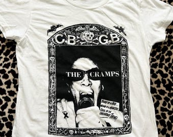 The Cramps  Vintage  CBGB Flyer  Women's Tee