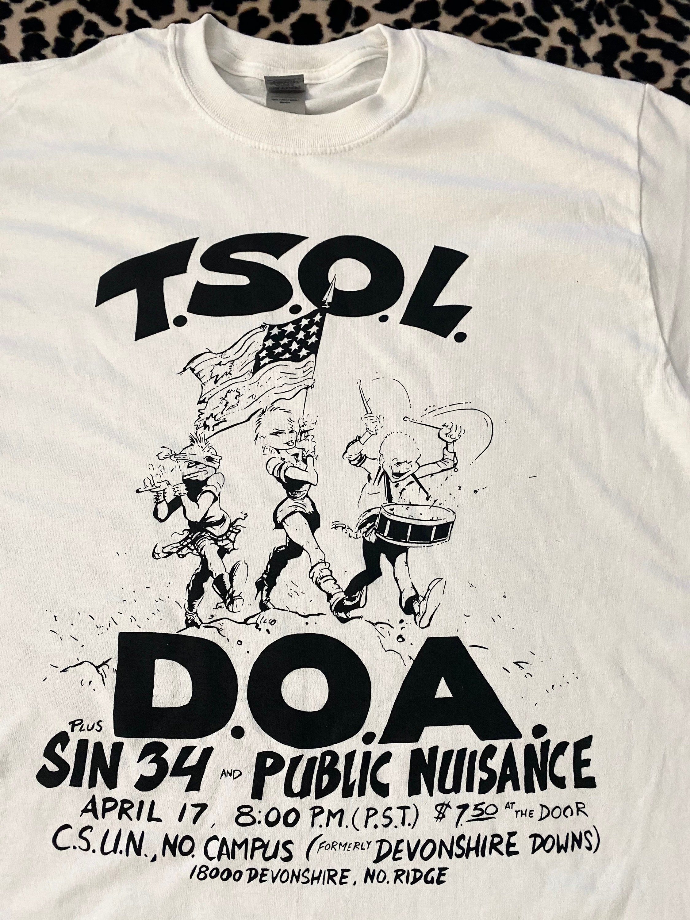 TSOL / D.O.A. Vintage Flyer T-shirt - Etsy