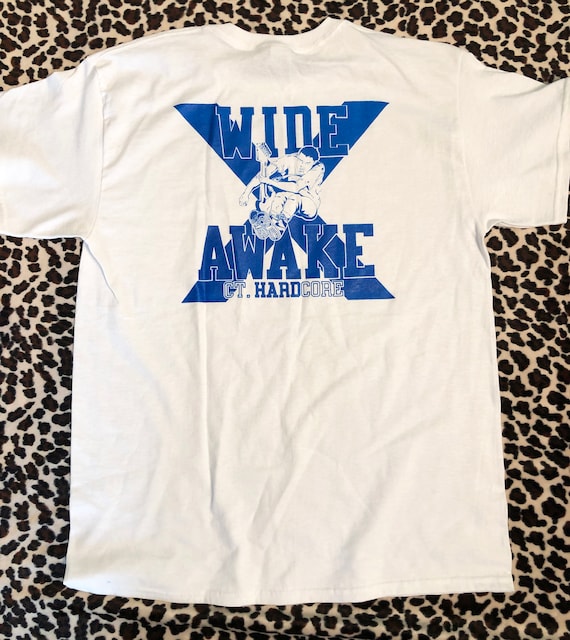 Wide Awake Logo Double Sided Print Tee - Etsy