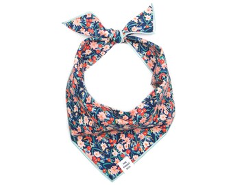 Pink Windowpane Dog Bandana Cute Dog Bandana Girl dog Bandana puppy dog bandana small dog bandana spring dog bandana summer dog bandan