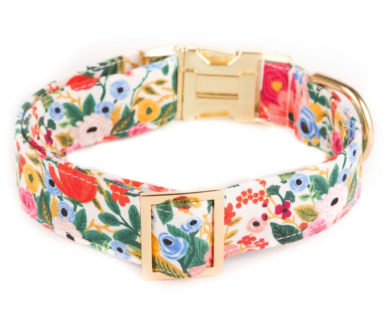 Petite Petals Dog Collar // Flower collar for girl dogs // Etsy