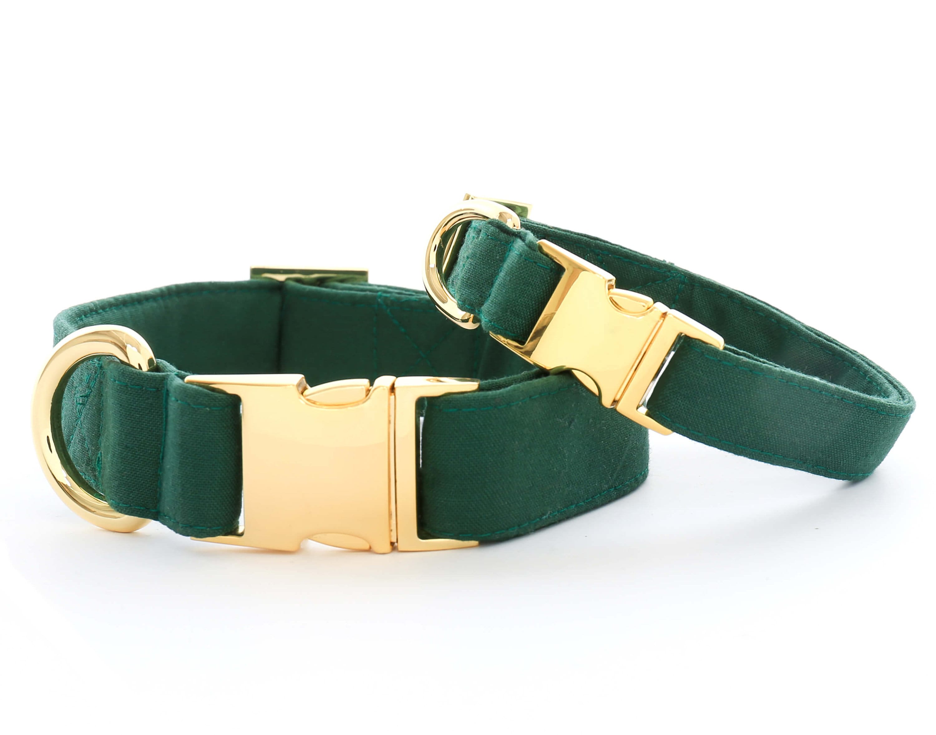 Evergreen Dog Collar // Dark green pet collar // Modern dog Etsy